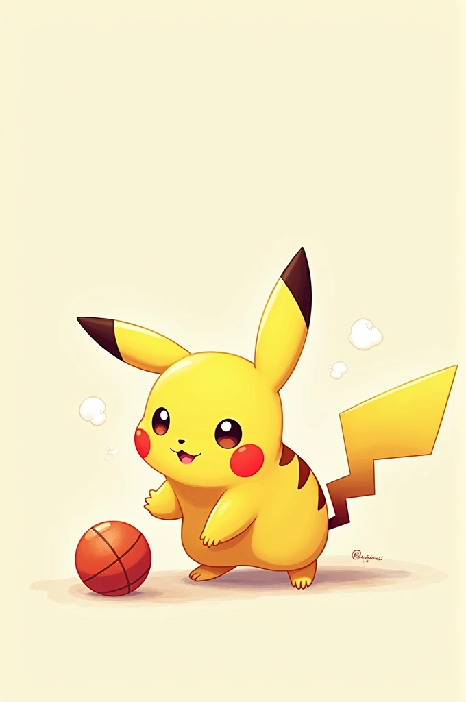 cute pekachu playing
