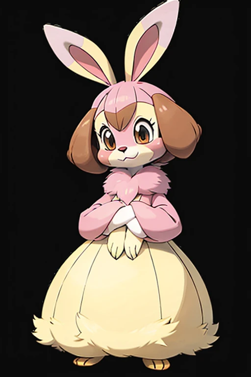 Female furry sara rabbit pokemon v style 