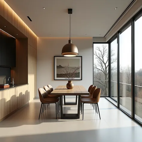 Modern modern style dining room 