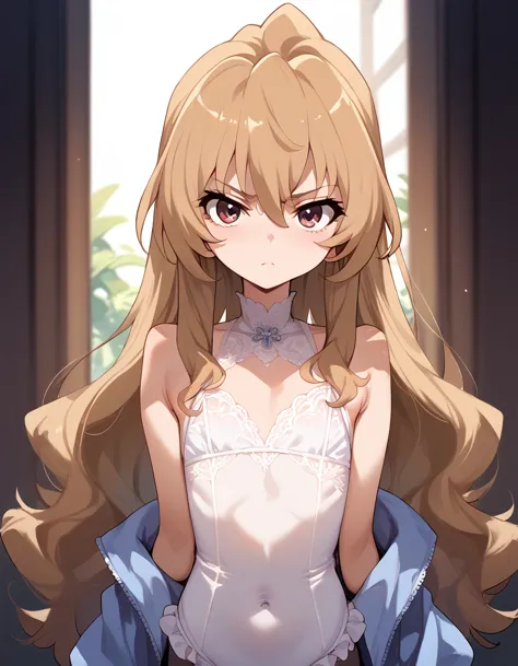 masterpiece, high definition , best quality,8k
(taiga aisaka,toradora,petite,skinny, flat chested)