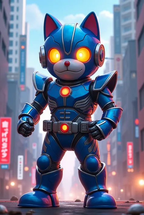 Doraemon as kamen rider.