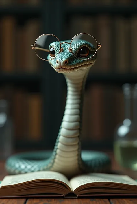 Snake with glasses 