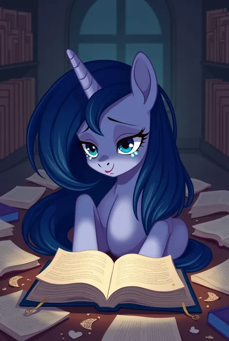 Princess Luna crying cartoon books is 