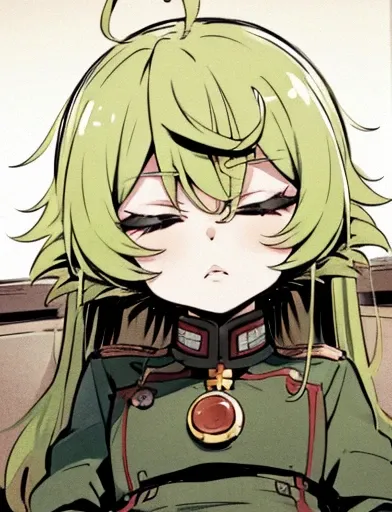 Tanya Degurechaff TanyaTheEvil Youjo Senki, sleeping