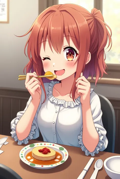 Sumire yoshizawa eating