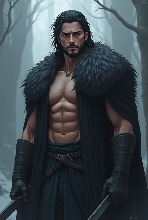 A Jon Snow Muscular Body This Anime-Like Tutor 
Obscure image 