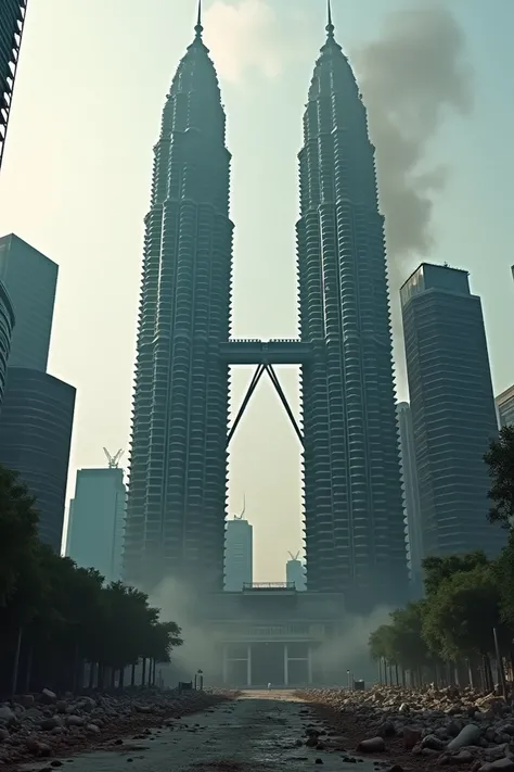 Malaysia Twin towers destroy 