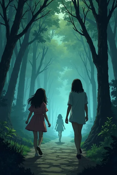  Not listening to the warnings ,  Lucia and Sofia enter the forest with the intention of finding evidence ,  As they walk ,  strange voices and figures begin to appear ,  unleashing their greatest fears : For Lucia ,  failure and loneliness and for Sofia ,...