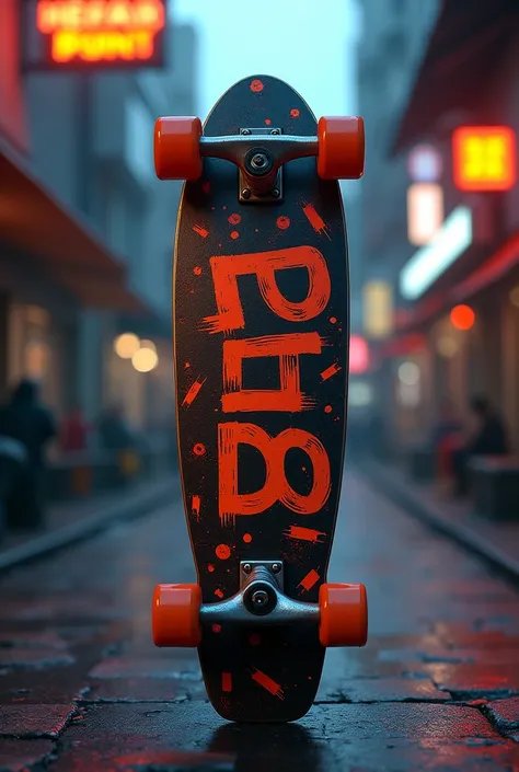 PHB written skateboard