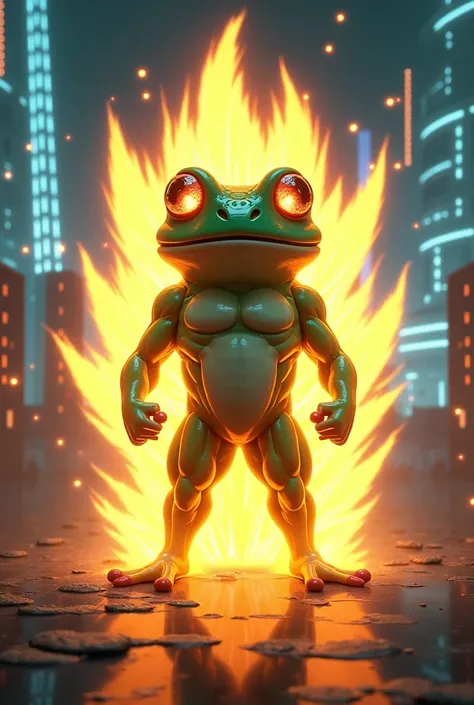 pepe frog crypto super saiyan