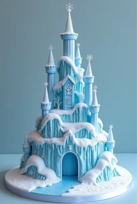 Frozen theme cake design 