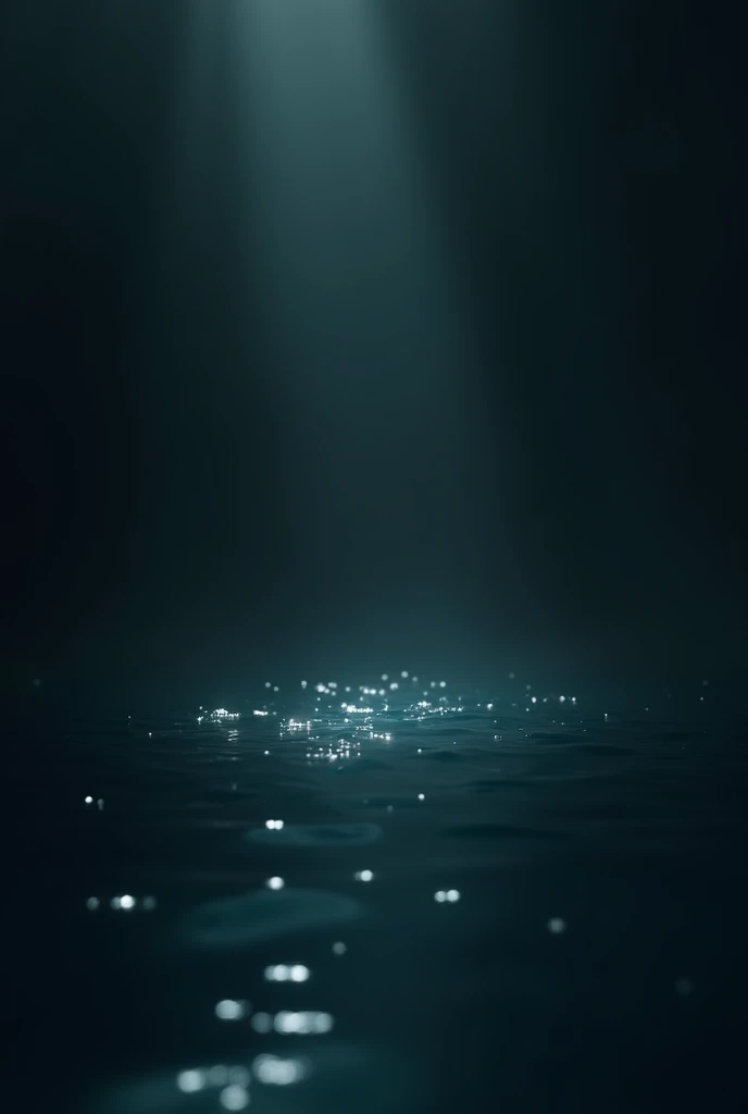 Water surrounded by darkness 