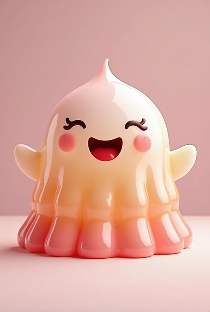 Jelly with a happy face