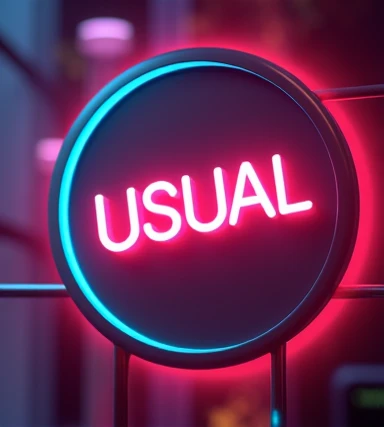  Create with BINANCE colors TOO AND PLACE GRAPHICS AND LIKE A LAUNCH OF and the symbol of the original highlighted image that has the  "USUAL" 
 a close-up of a neon sign with a circular shape , motor ureal, ufotable  art style, ufotable  studio art style,...