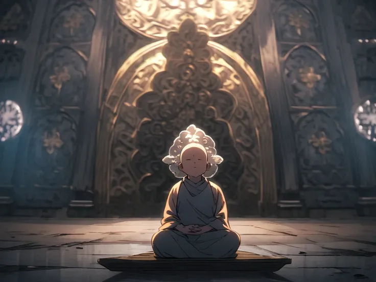 monk meditation