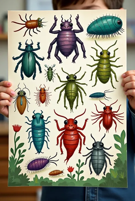 Poster of parasites to be made by 
 boy
