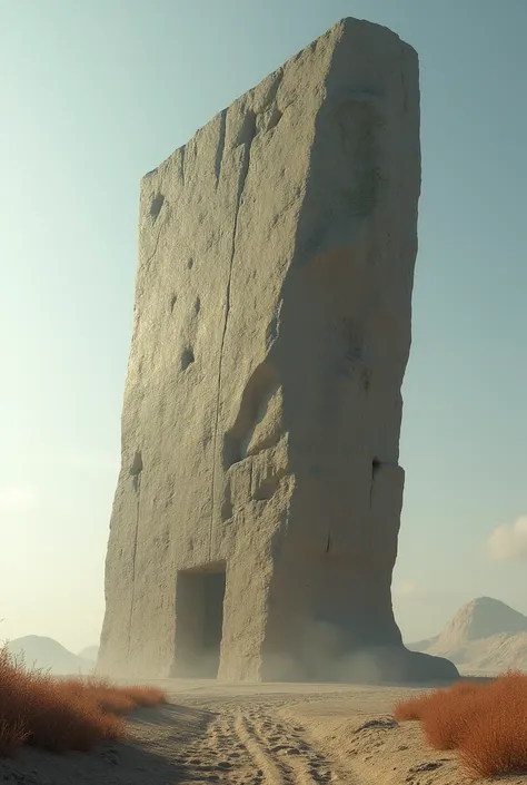 a large stone  ( that is capable of moving by an average human being)  standing in the way 