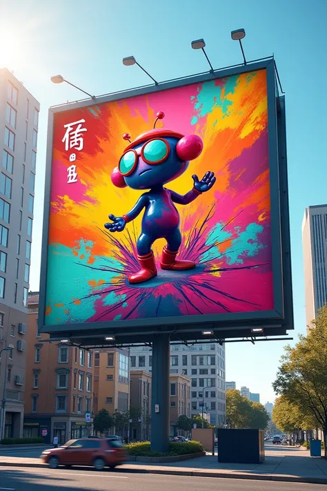 Billboard for ren about colors