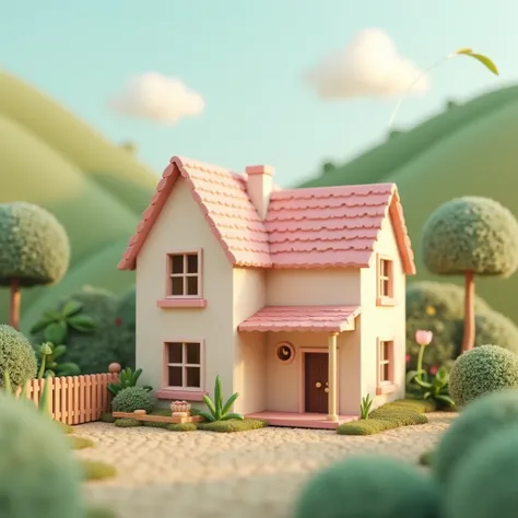  Toy house, with garage , beautiful, tender