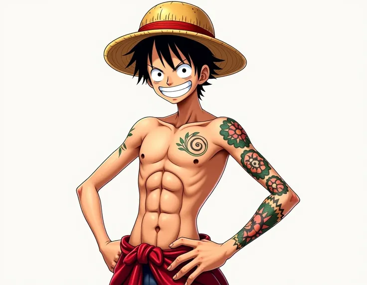 Luffy sem roupa