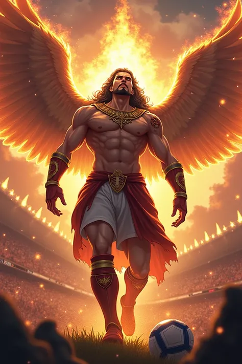 Anime Concept: "The Wrath of Morumbi"

Plot Overview: In a world where football is not just a game but a battle for pride and legacy, the São Paulo FC’s most fearsome protector is revealed: an ancient, muscular angel who embodies the spirit and fury of the...