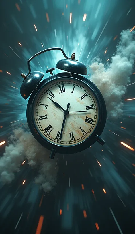 "A clock speeding up, with visions of future events unfolding ahead of time, creating a sense of forewarning." --ar 9:16