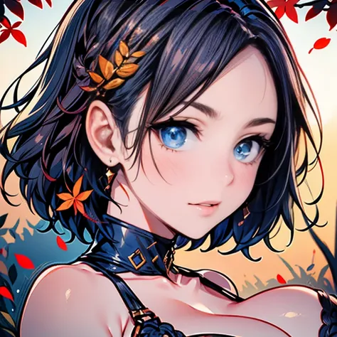 full body Waifu beautiful detailed eyes, beautiful detailed lips, extremely detailed eyes and face, longeyelashes, 1girl, sensual, young woman, sexy medium / large breasts, beautiful feminine face, nice sexy thighs, slim, sexy, erotic, beautiful fashion cl...