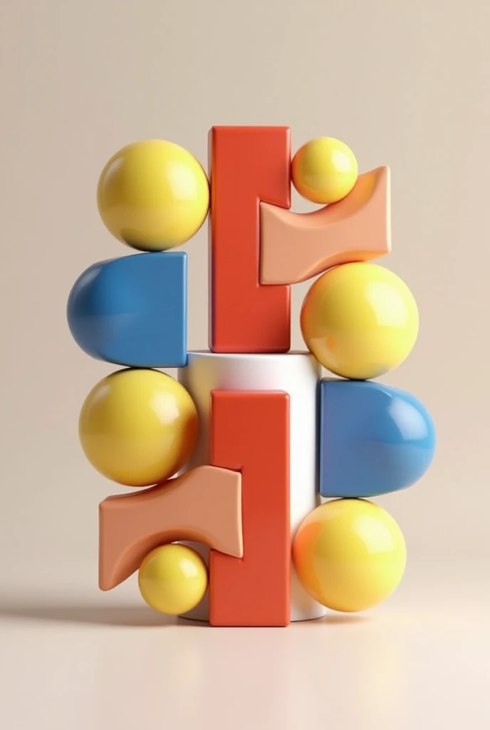  draw a pattern of a container with 5 yellow balls, 3 tablets in blue ,  and 2 in red .