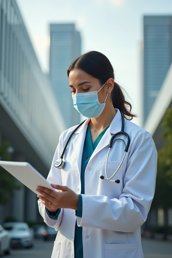 Health worker in Brasília in Brazil 