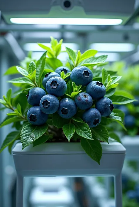 Blueberry in hydroponics 