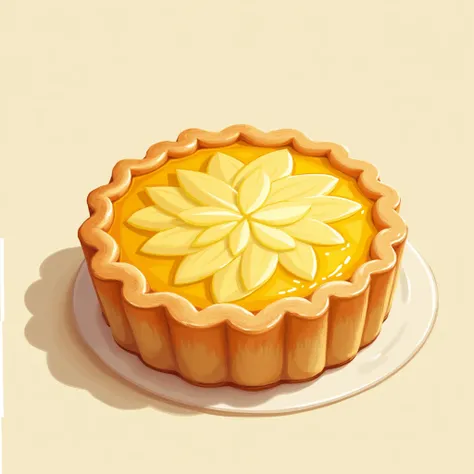 rare cheese tart、Illustration、２ｄ、 digital art