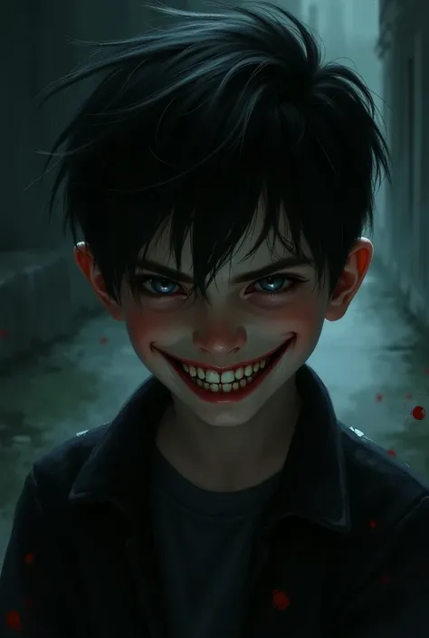 smiling boy (Dark theme)