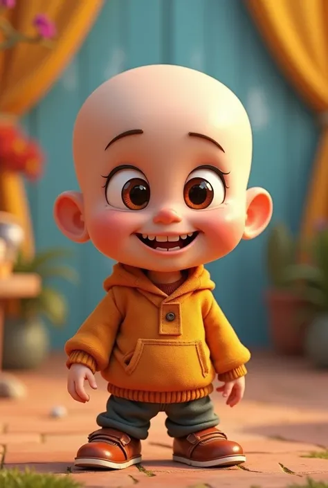 1 boy no hair bold
Disney pixar carton image