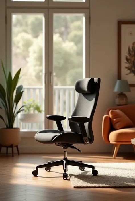 I want an image of an ergonomic chair in a house
