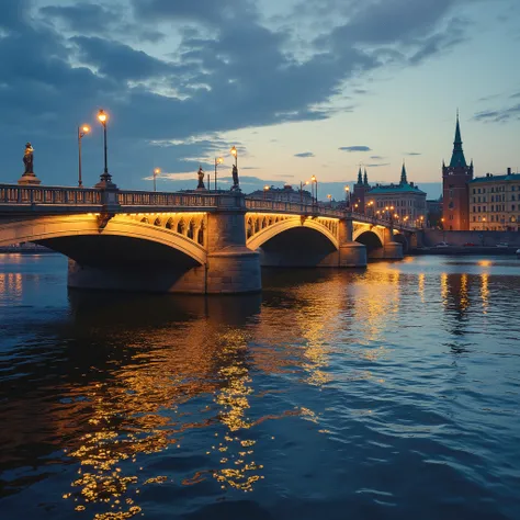 bridge over the river with boats on the water, St. Petersburg,canal, Russian city, summer evening, Sergey Vasilkovsky, 1 luminous bridge crossing the river, Anna Nikonova, European river, high quality photography, Anthony Brodovsky, Vladimir Borovikovsky, ...