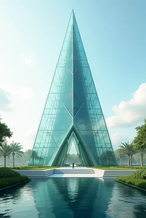 Glass pyramid 
