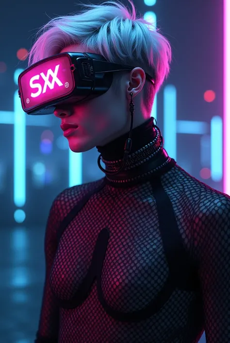 Photorealistic, This image has an atmosphere that echoes the cyberpunk era. (cyberpunk) An art and literary approach that often emphasizes the combination of high technology and problematic social structures. The characters in the picture appear to be a my...