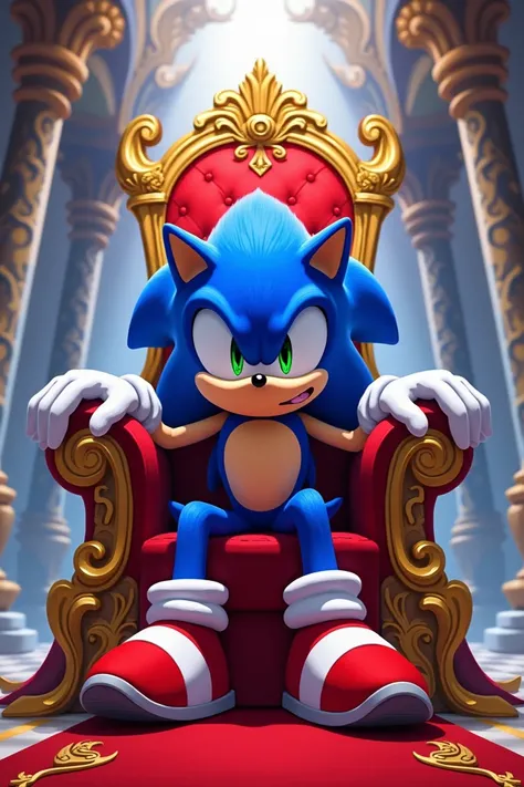 sonic the hedgehog, in anime, Sitting on the Red Throne 