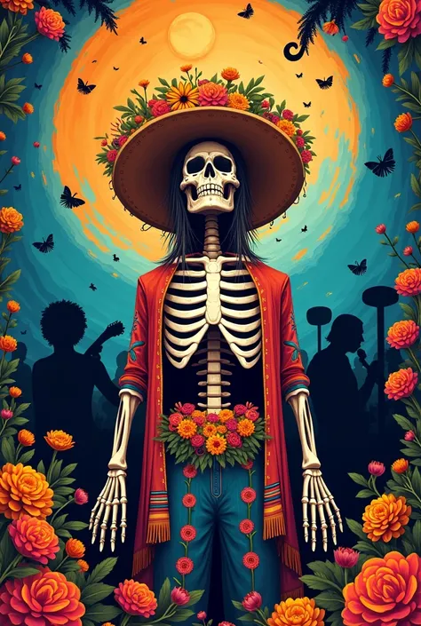 Un woodstock  version calavera