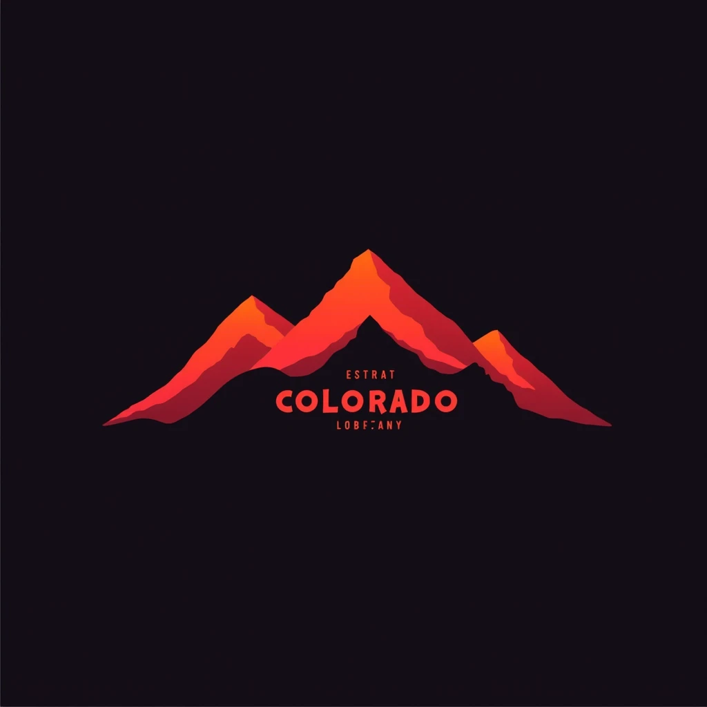  I need to create the logo of a construction company called  " Estrato Colorado SRL ",  I want you to create a logo with the silhouette of a red hill in the background, The silhouette of the hill must be elongated and not the classic mountain . The name of...