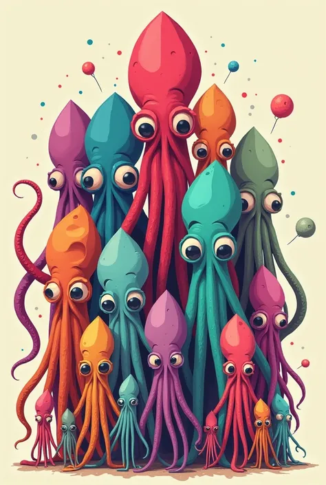 Squid game poster just squids