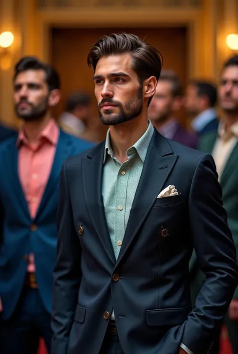 Outfits for elegant men with shirts in different colors 