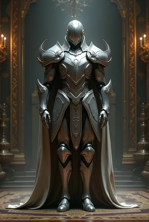 Silver living armor