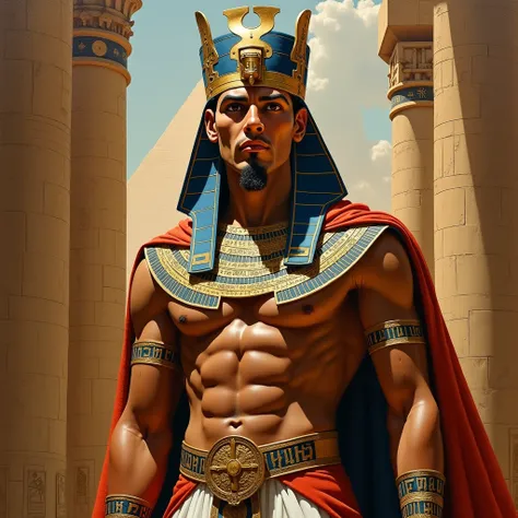 egypt king painting