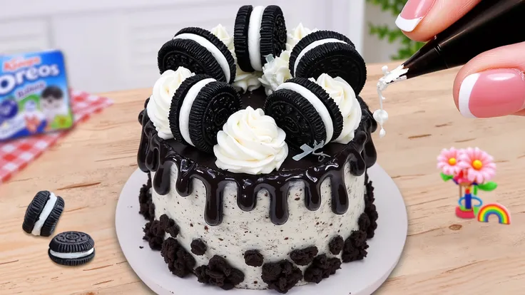 oreo cake beautifull, sharpen 