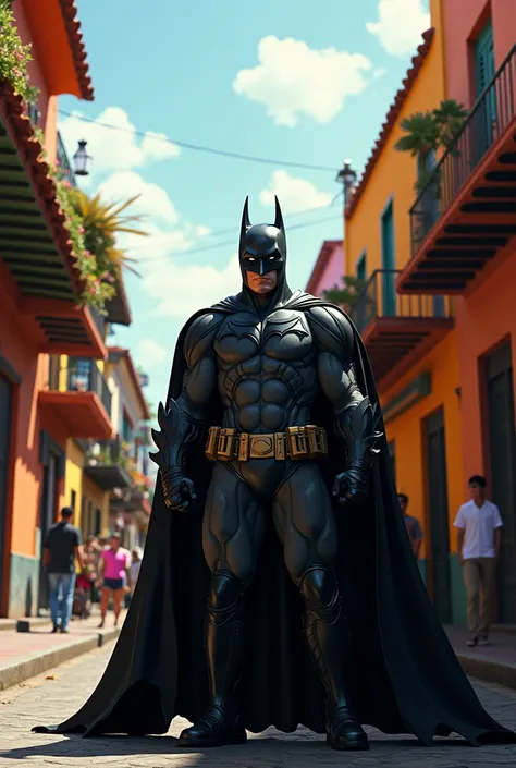 Draw Batman living in Mexico