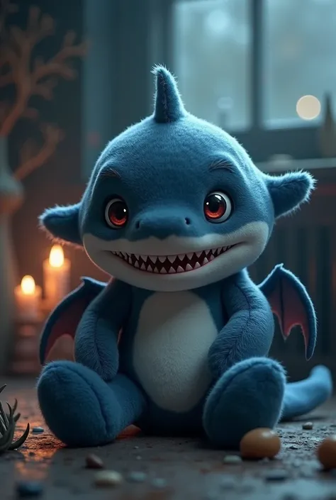 Cuddly shark vampire
