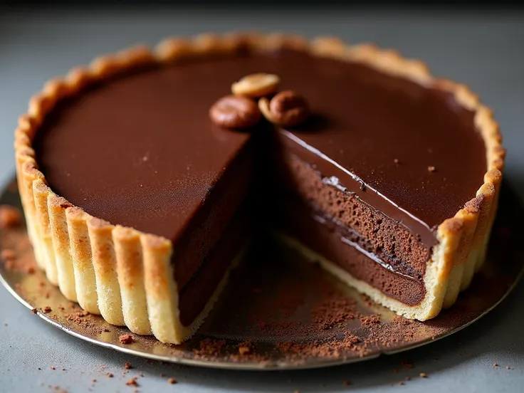 Make a chocolate pave pie 