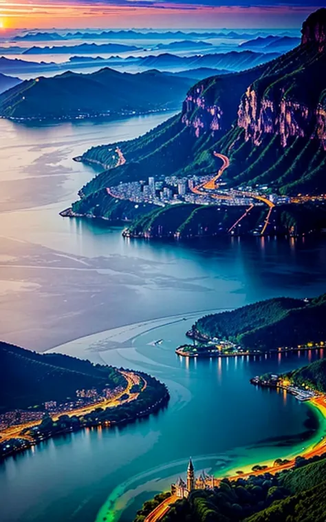 Spectacular views、 Future Cities 、god秘的、 Vivid 、 is glittering、 magic 、 surrealism 、god々、 amazing、Little Star, beautiful scenery, Inspiring Scenery, Spectacular Scenery ,Breathtaking Scenery , amazing風景, Emotionally Shaking Scenery,Charming landscape,Impre...