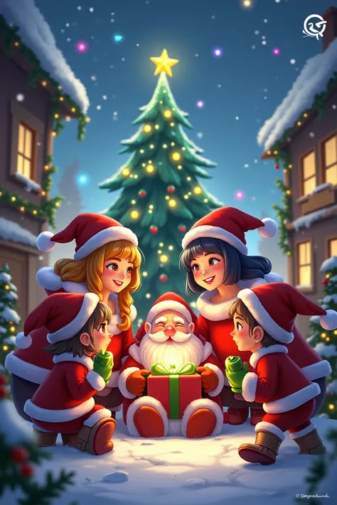 League of Legends Christmas illustration